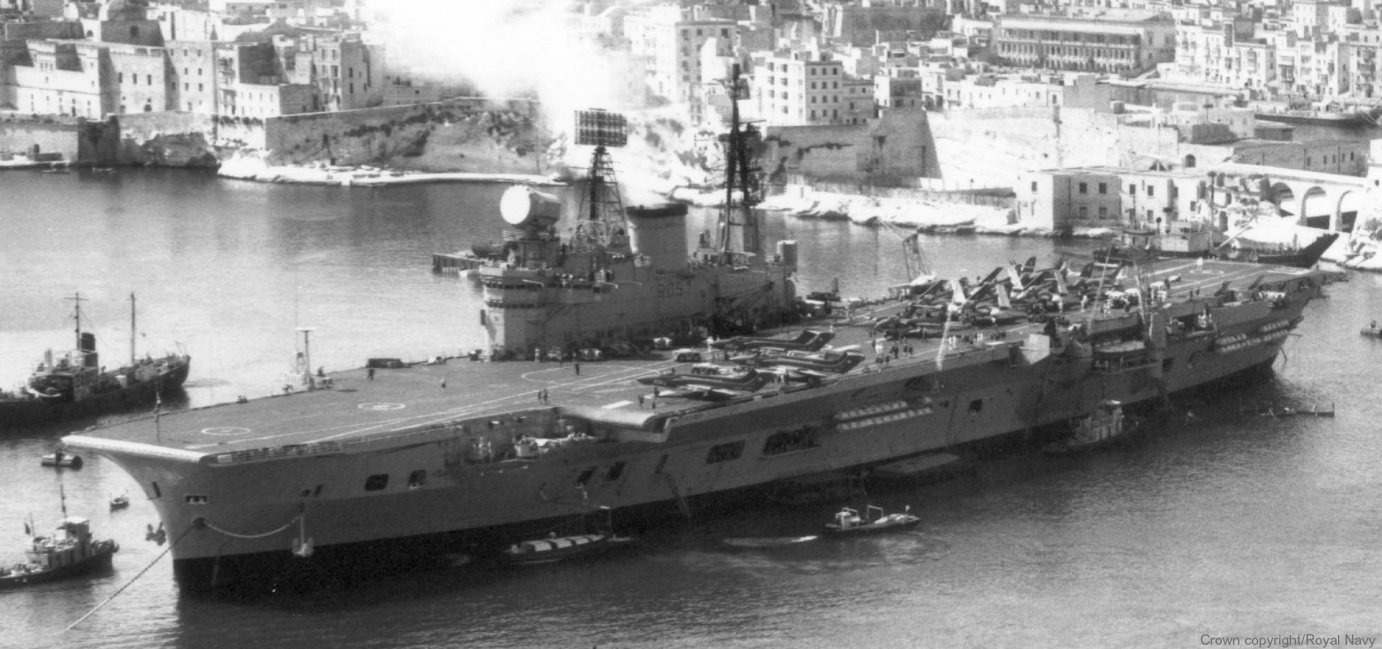 r-05 hms eagle audacious class aircraft carrier royal navy 07