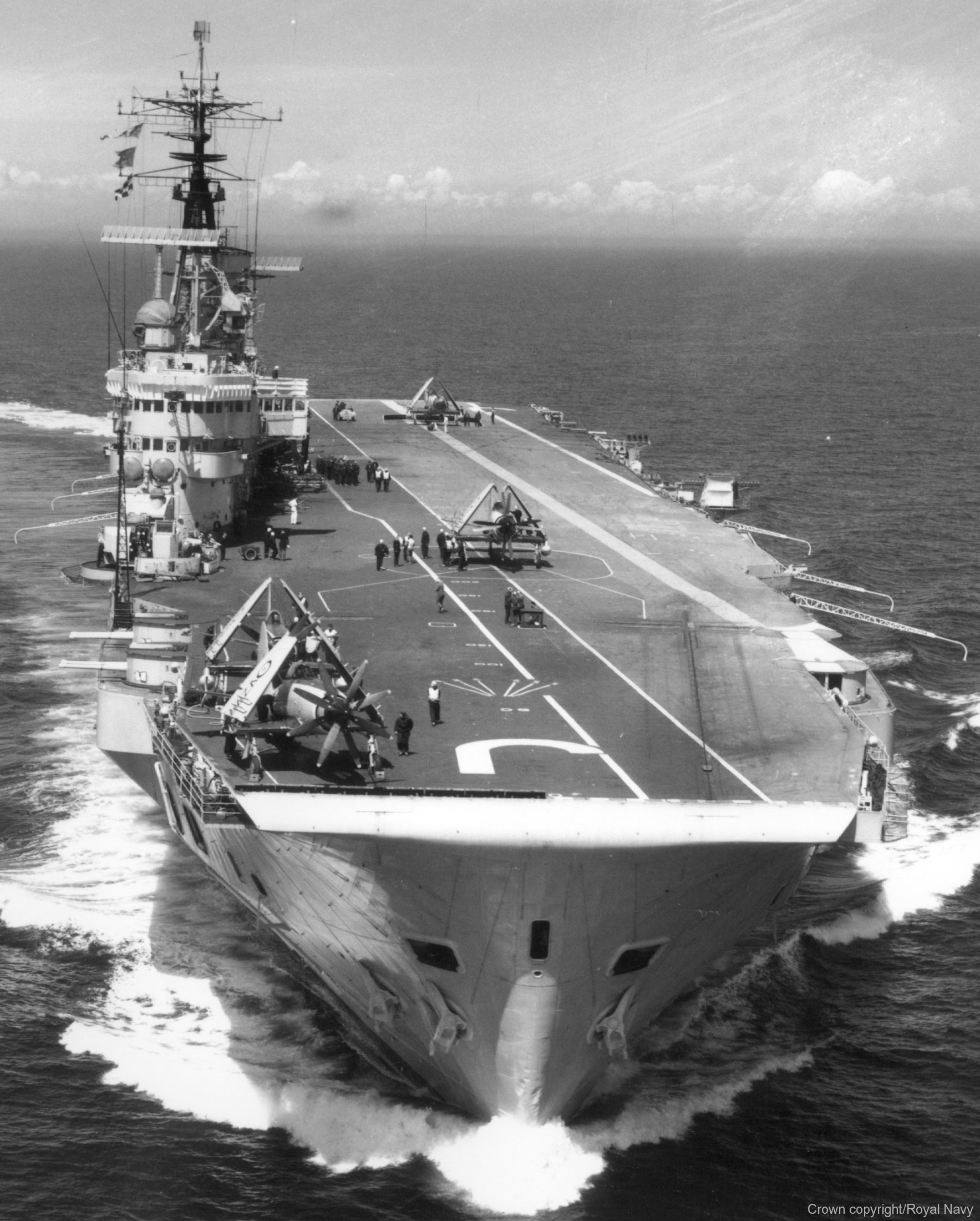 r-05 hms eagle audacious class aircraft carrier royal navy 09