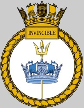 r-05 hms invincible insignia crest patch badge r05 aircraft carrier royal navy 02c