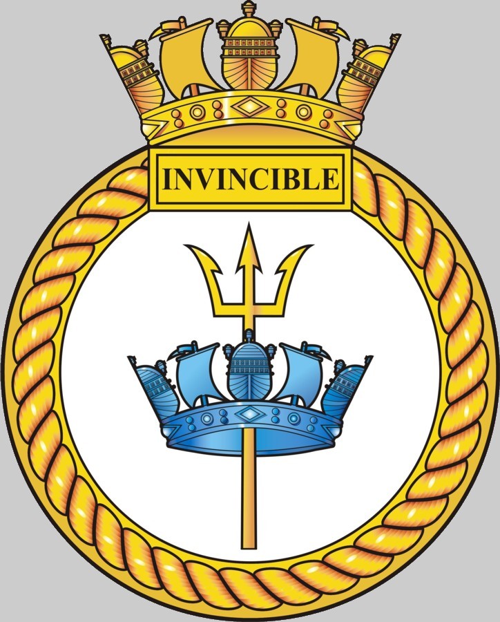 r-05 hms invincible insignia crest patch badge r05 aircraft carrier royal navy 03c
