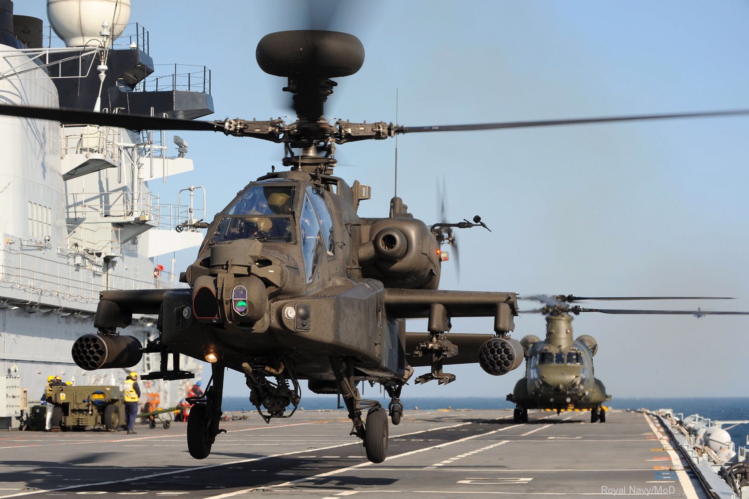 r06 hms illustrious invincible class aircraft carrier royal navy 15 apache helicopter