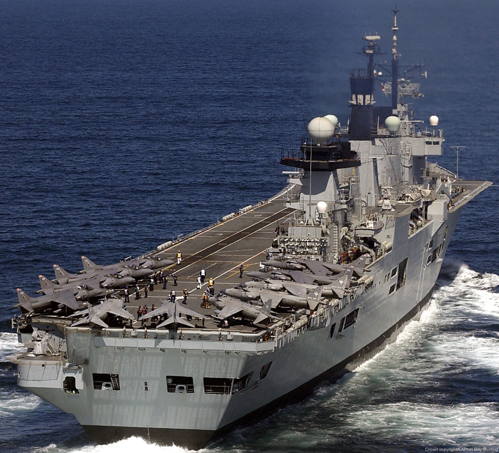 r-06 hms illustrious r06 invincible class aircraft carrier stovl royal navy 25 sea harrier