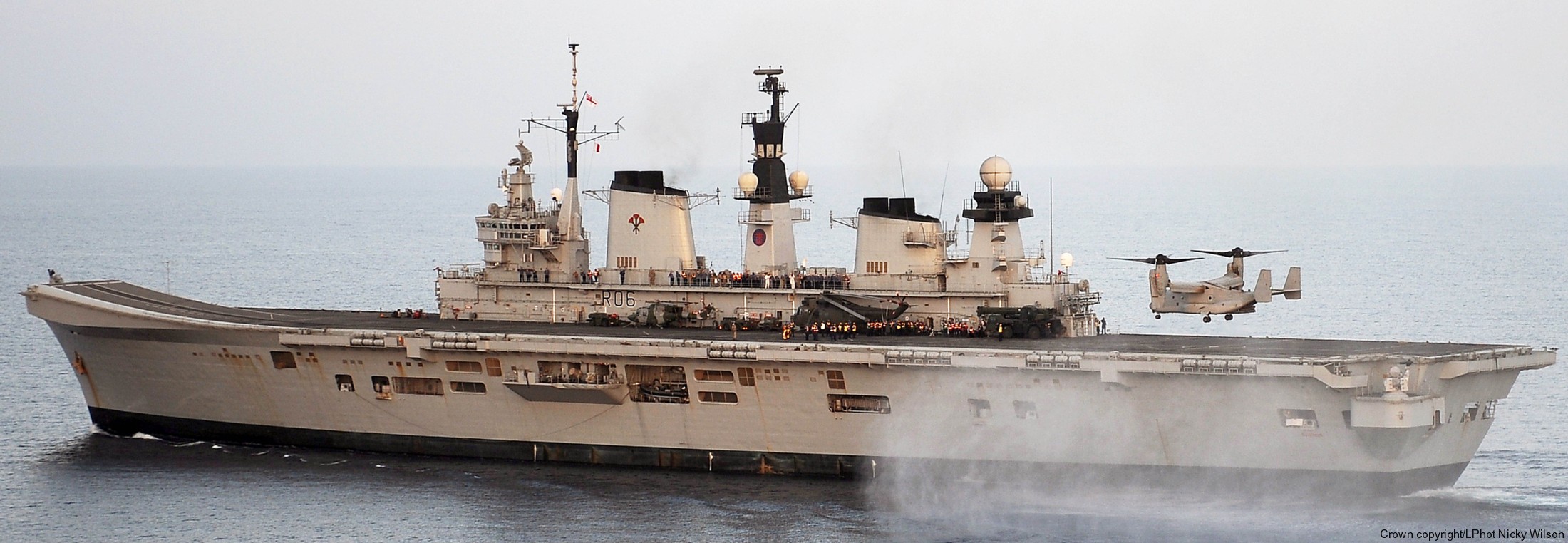 r-06 hms illustrious invincible class aircraft carrier royal navy 35 mv-22b osprey tests