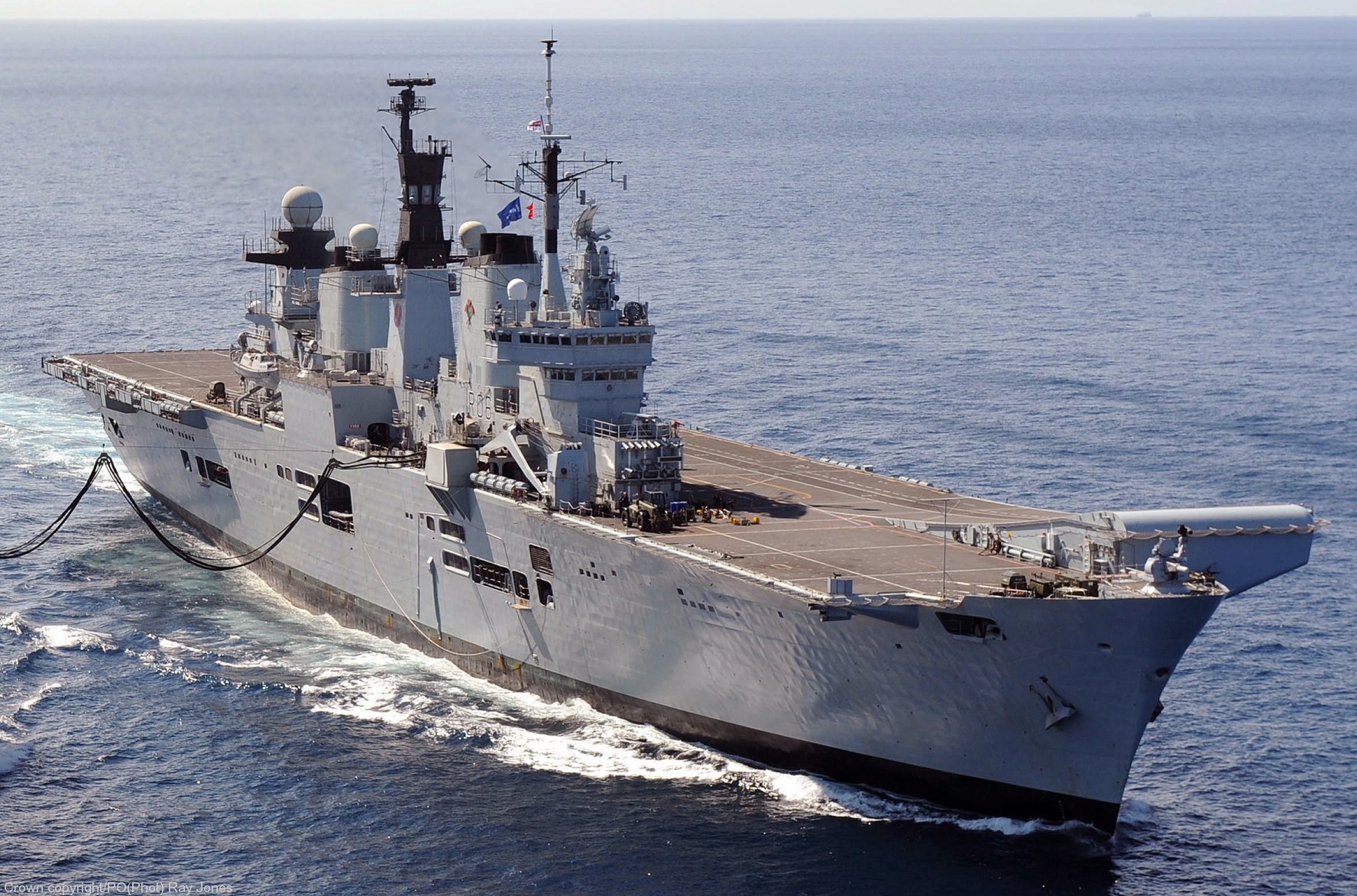 r06 hms illustrious invincible class aircraft carrier royal navy 56