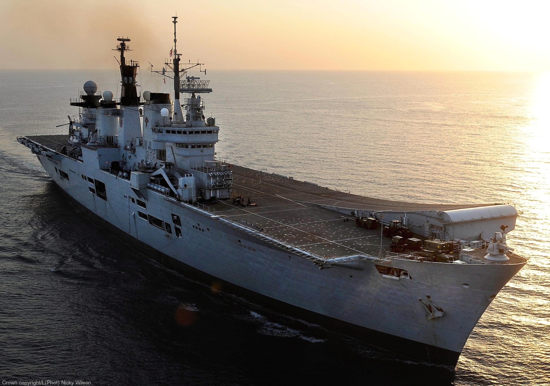 r06 hms illustrious invincible class aircraft carrier royal navy 57