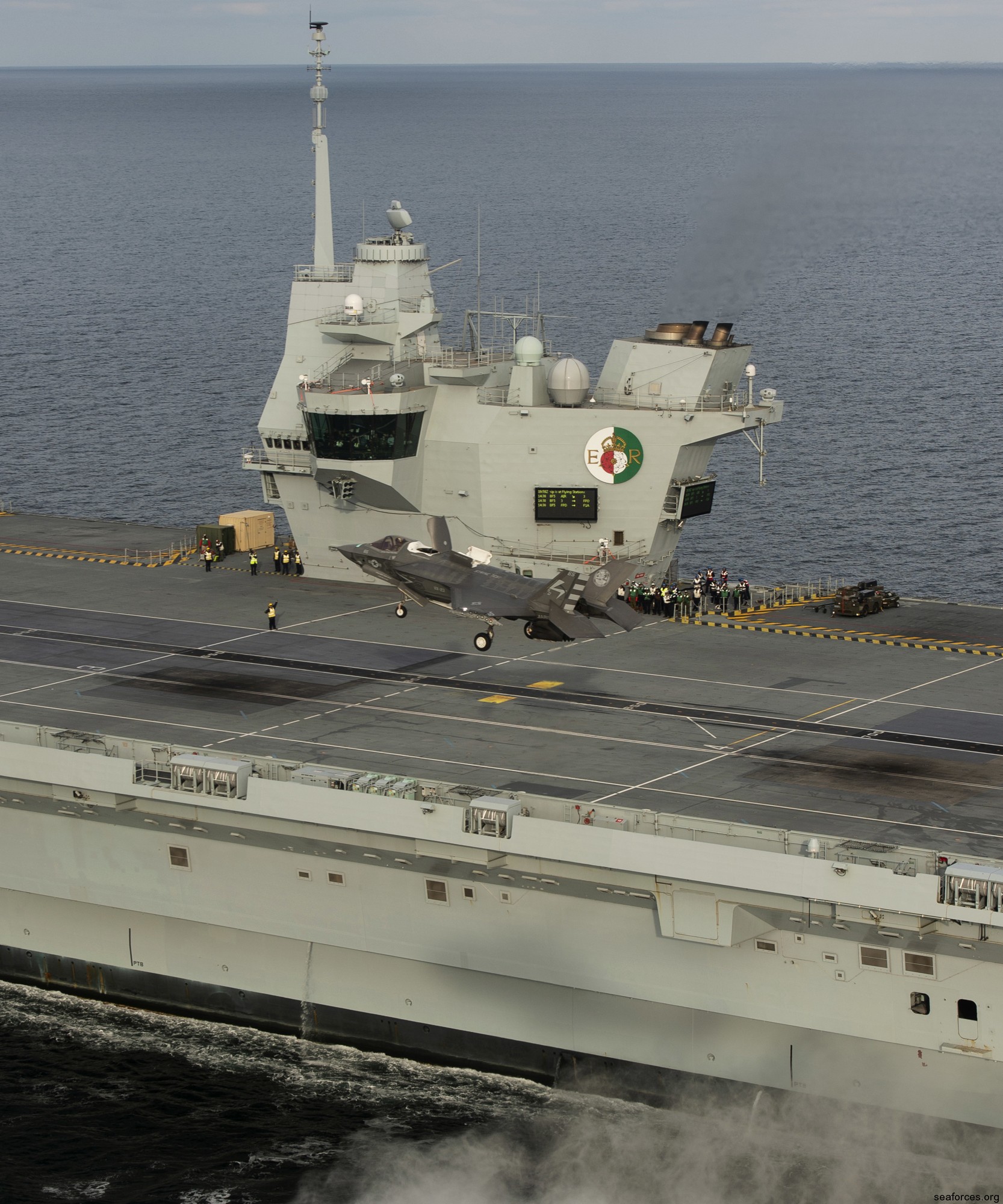 hms queen elizabeth r-08 aircraft carrier royal navy 46 f-35b lightning ii tests
