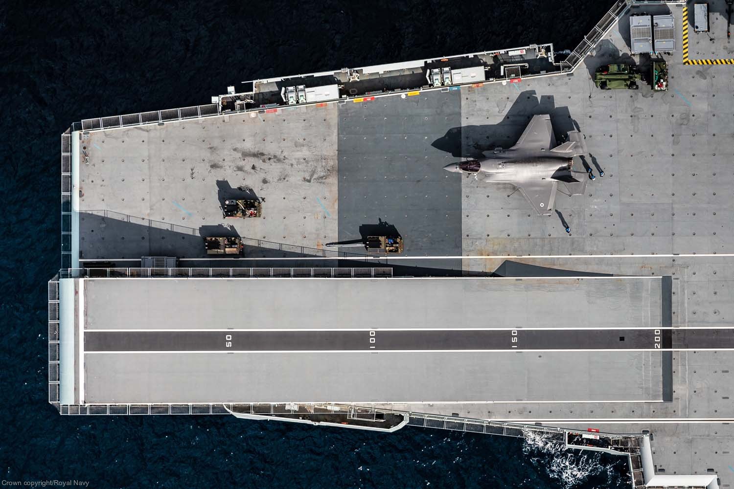 queen elizabeth class aircraft carrier stovl royal navy 90x f-35b ski-jump ramp