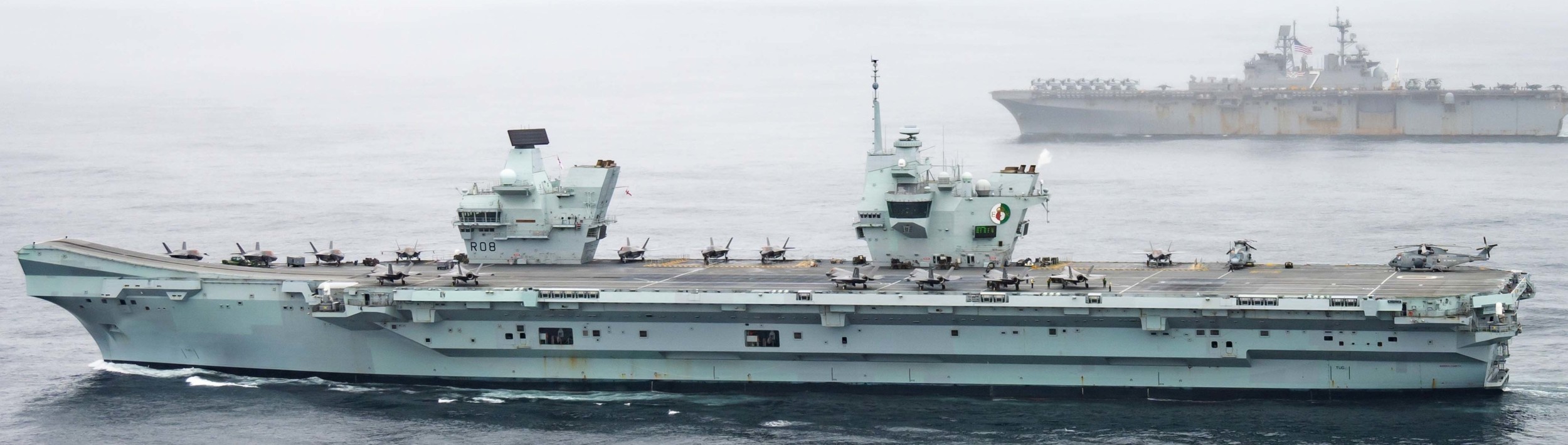 hms queen elizabeth r-08 qnlz aircraft carrier royal navy 130