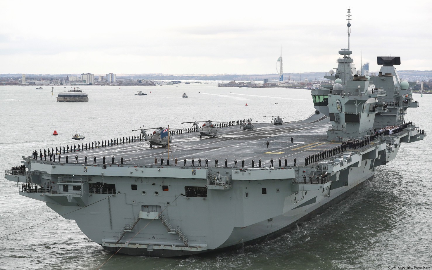r-09 hms prince of wales queen elizabeth class aircraft carrier stovl royal navy 07 hmnb portsmouth