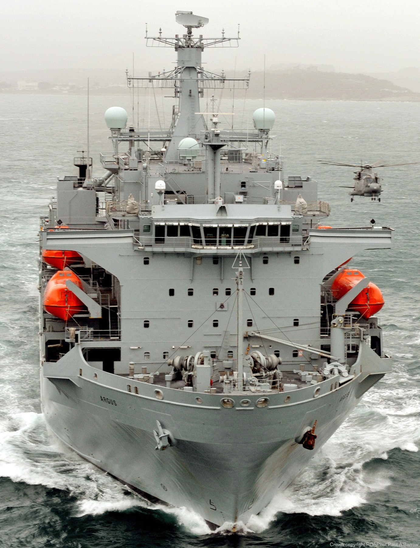a 135 rfa argus casualty receiving ship support royal fleet auxilary navy 16