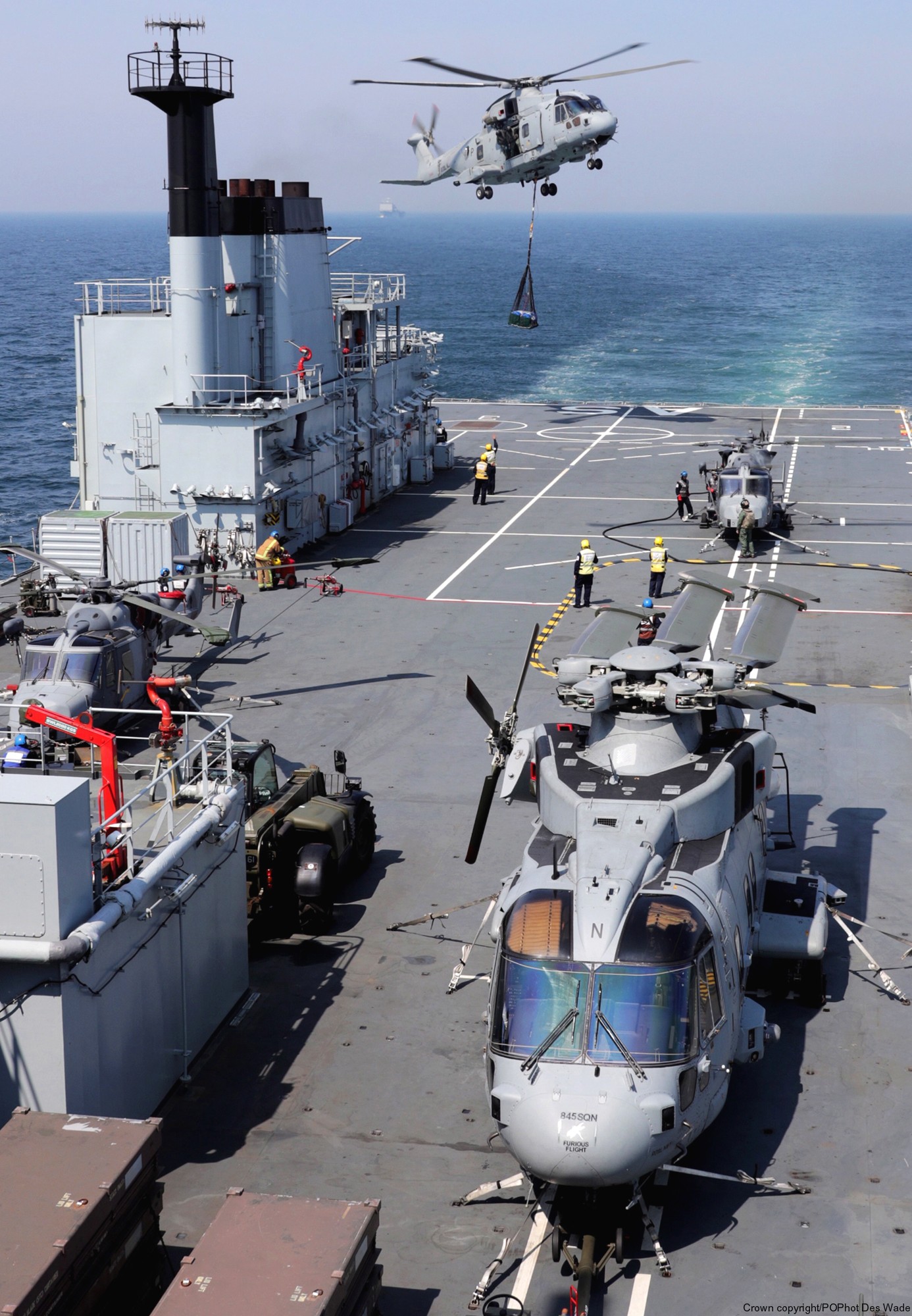 a 135 rfa argus casualty receiving ship support royal fleet auxilary navy 17 flight deck operations