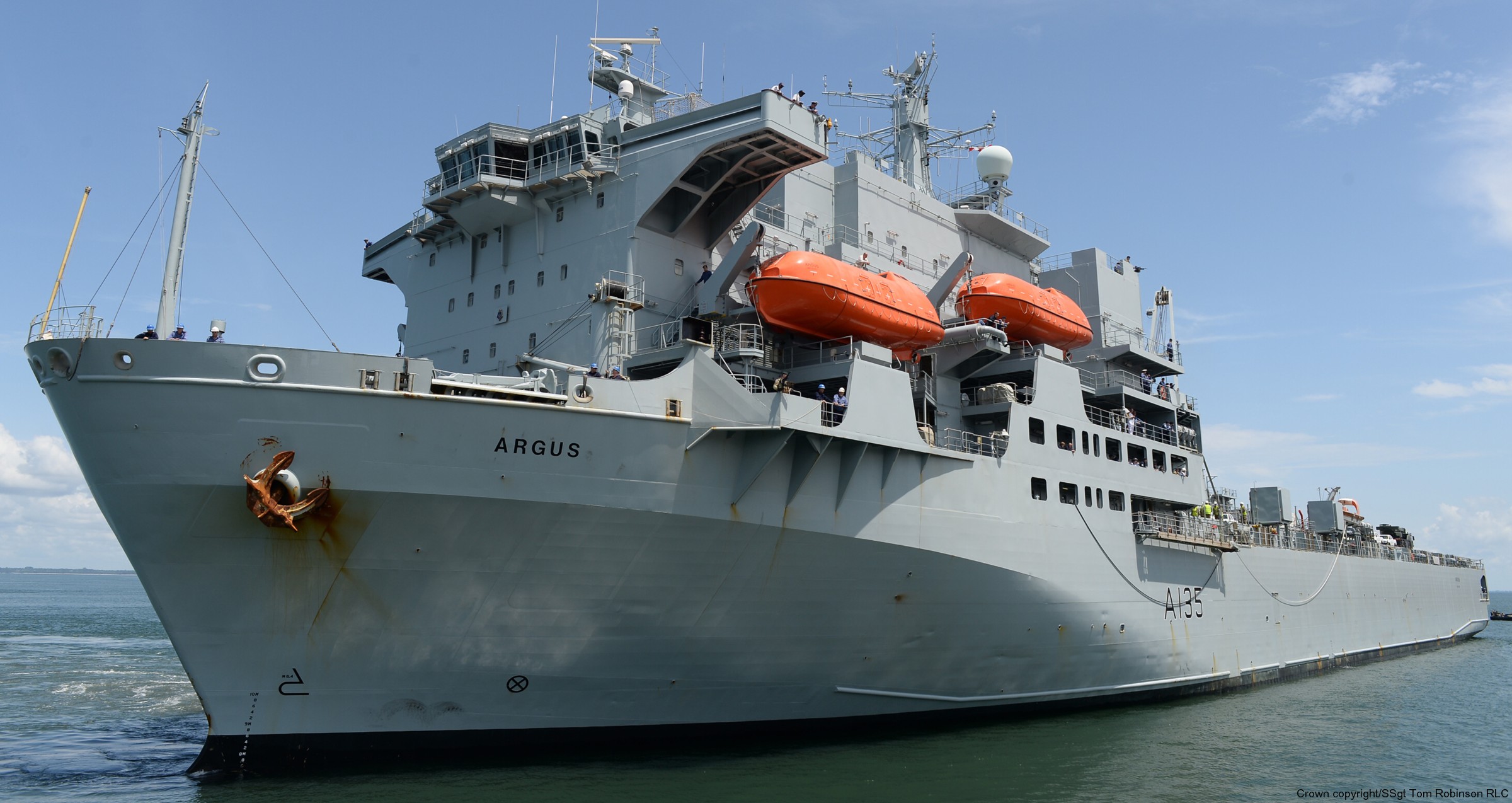 a 135 rfa argus casualty receiving ship support royal fleet auxilary navy 39