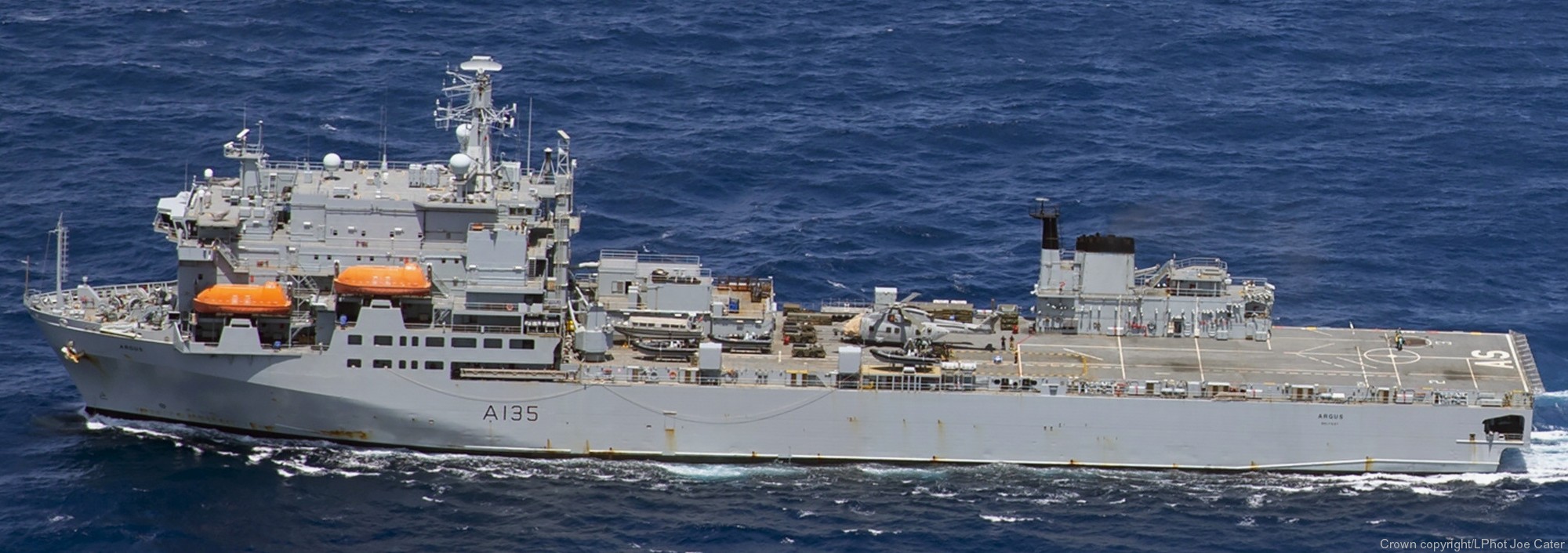 a 135 rfa argus casualty receiving ship support royal fleet auxilary navy 41