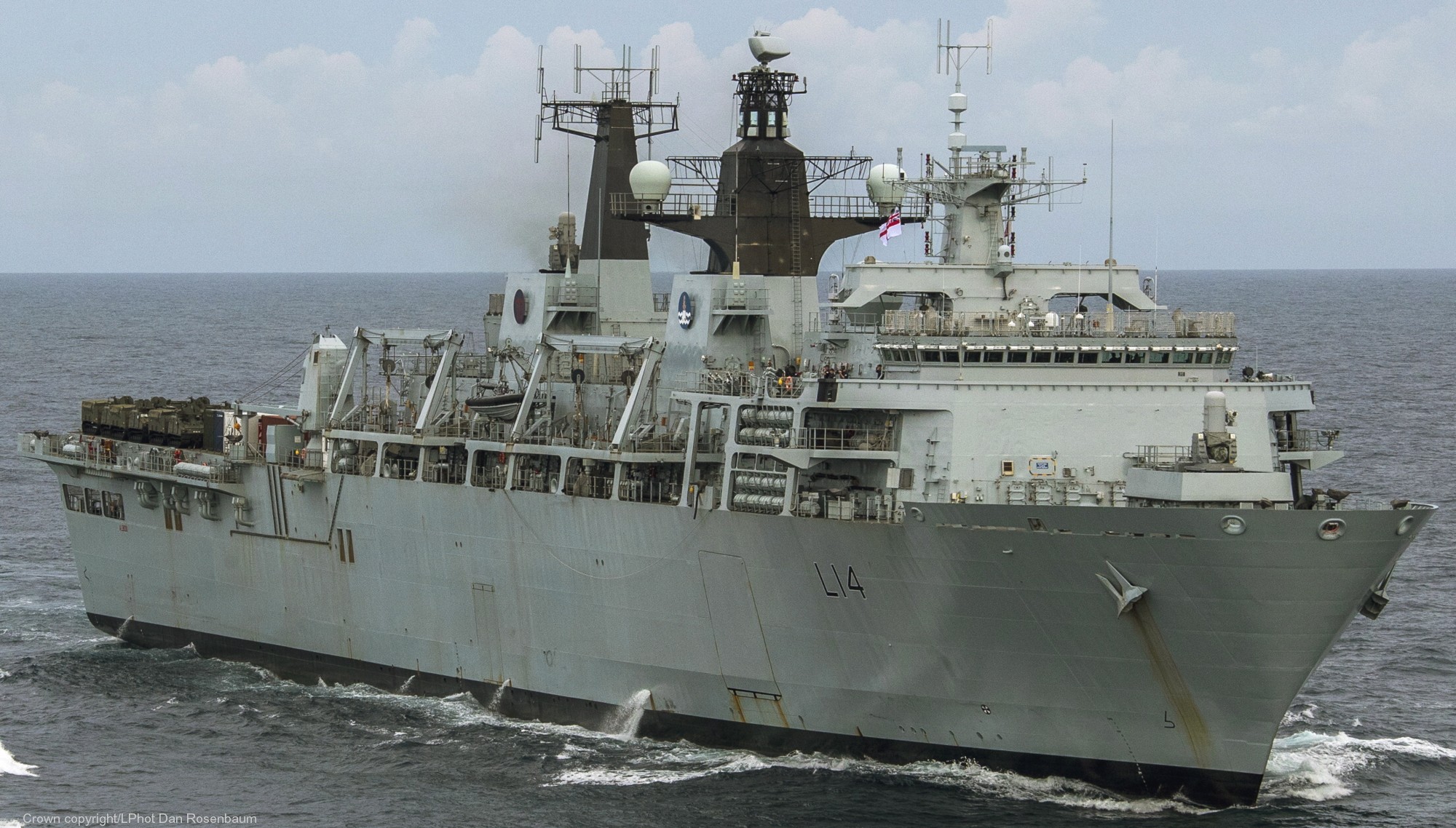 L 14 HMS Albion Landing Platform Dock LPD Royal Navy