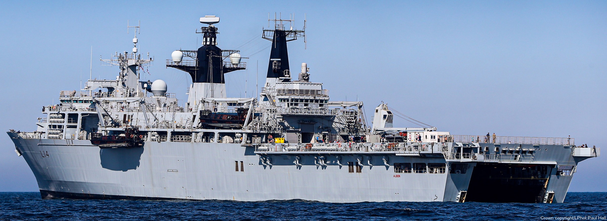 l14 hms albion amphibious transport dock assault ship landing platform lpd royal navy 57
