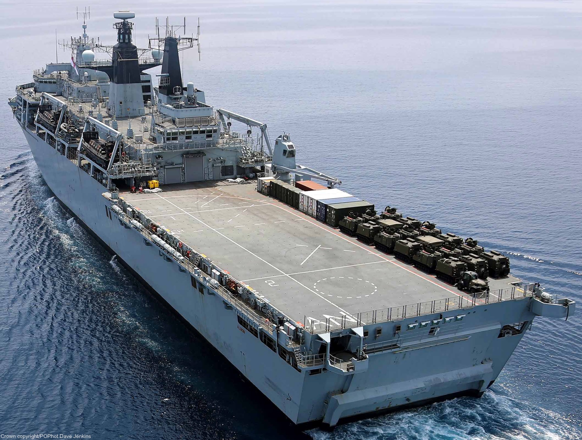 l14 hms albion amphibious transport dock assault ship landing platform lpd royal navy 70