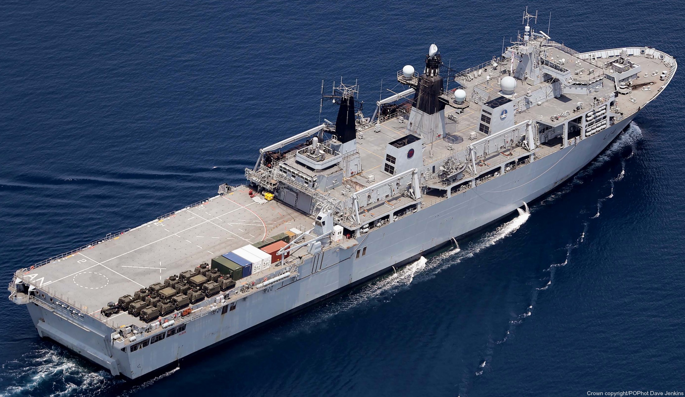 l14 hms albion amphibious transport dock assault ship landing platform lpd royal navy 72x bae systems marine