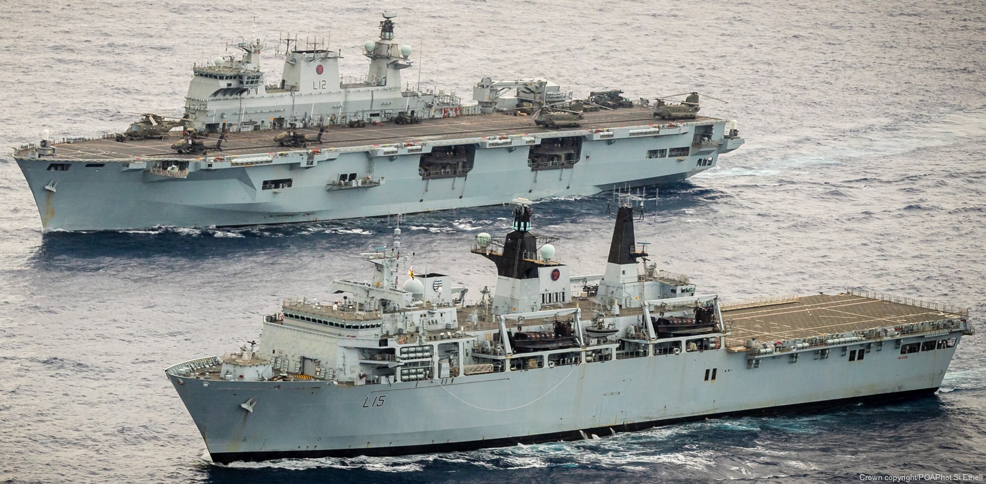 l15 hms bulwark albion class amphibious transport dock assault ship landing platform lpd royal navy 30