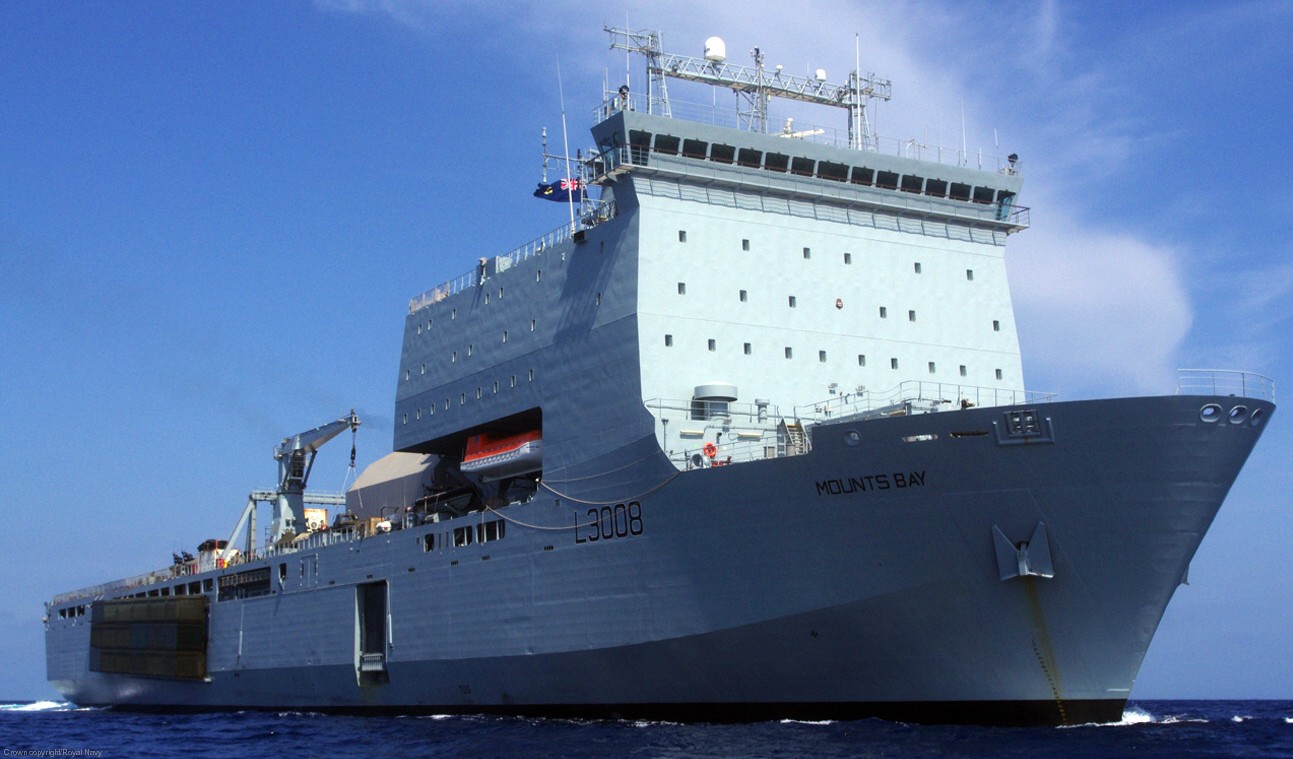 l-3008 rfa mounts bay amphibious dock landing ship transport royal fleet auxilary navy 18