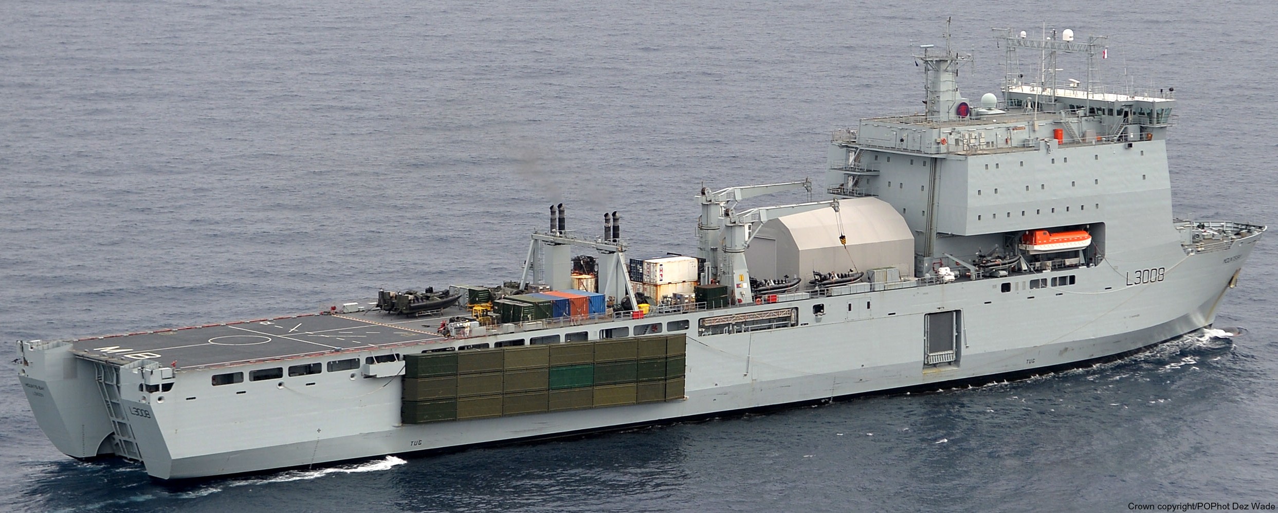 l-3008 rfa mounts bay dock landing ship lsd royal fleet auxilary navy 30