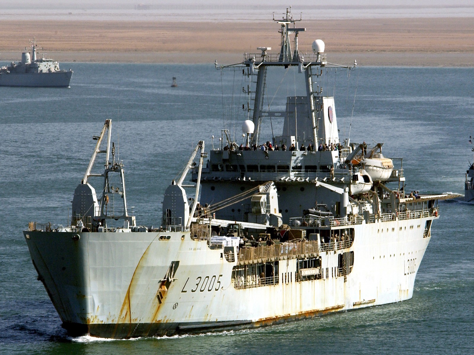 rfa sir galahad l3005 landing ship logistics royal navy