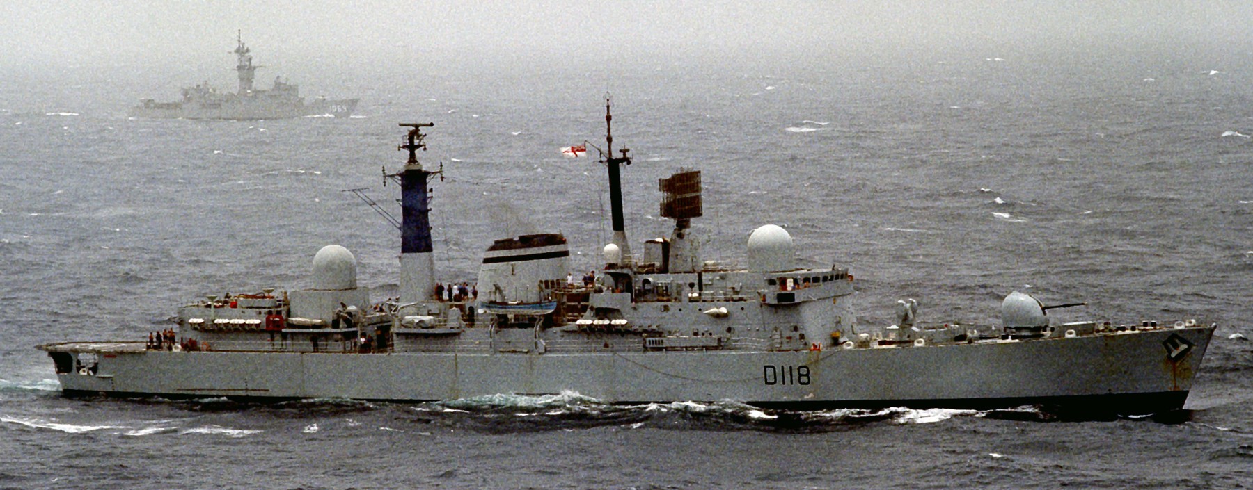 d 108 hms coventry sheffield class type 42 destroyer