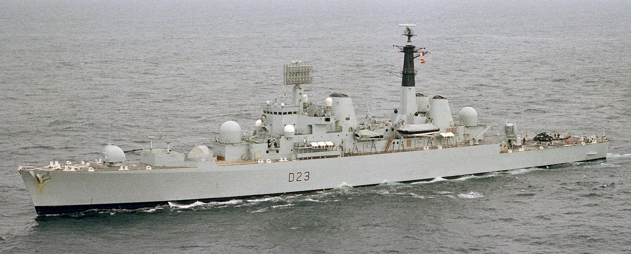 d 23 hms bristol type 82 class destroyer