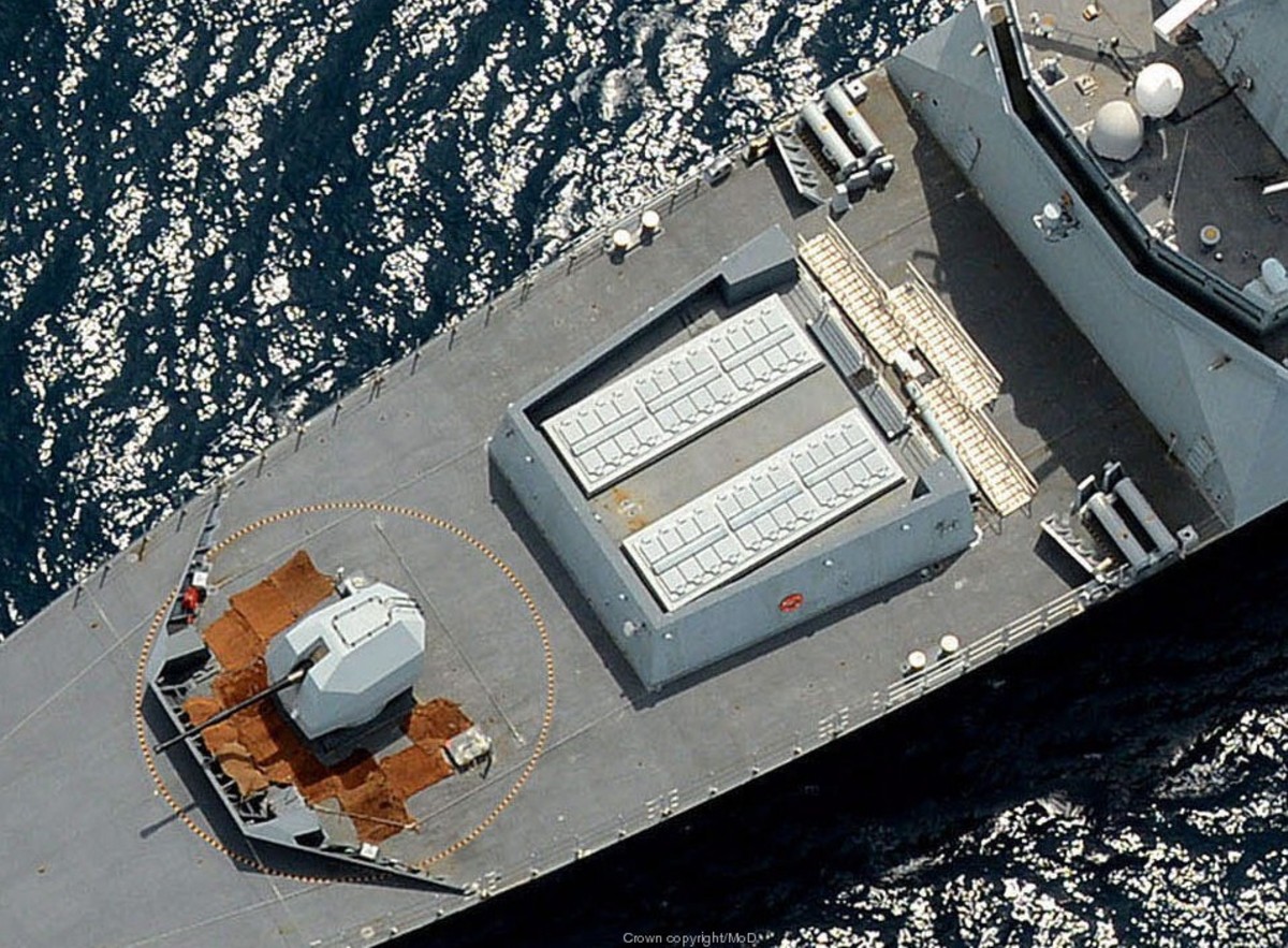 type 45 daring class destroyer bae mark 8 4.5 inch 114mm naval gun sylver a50 vls 19x