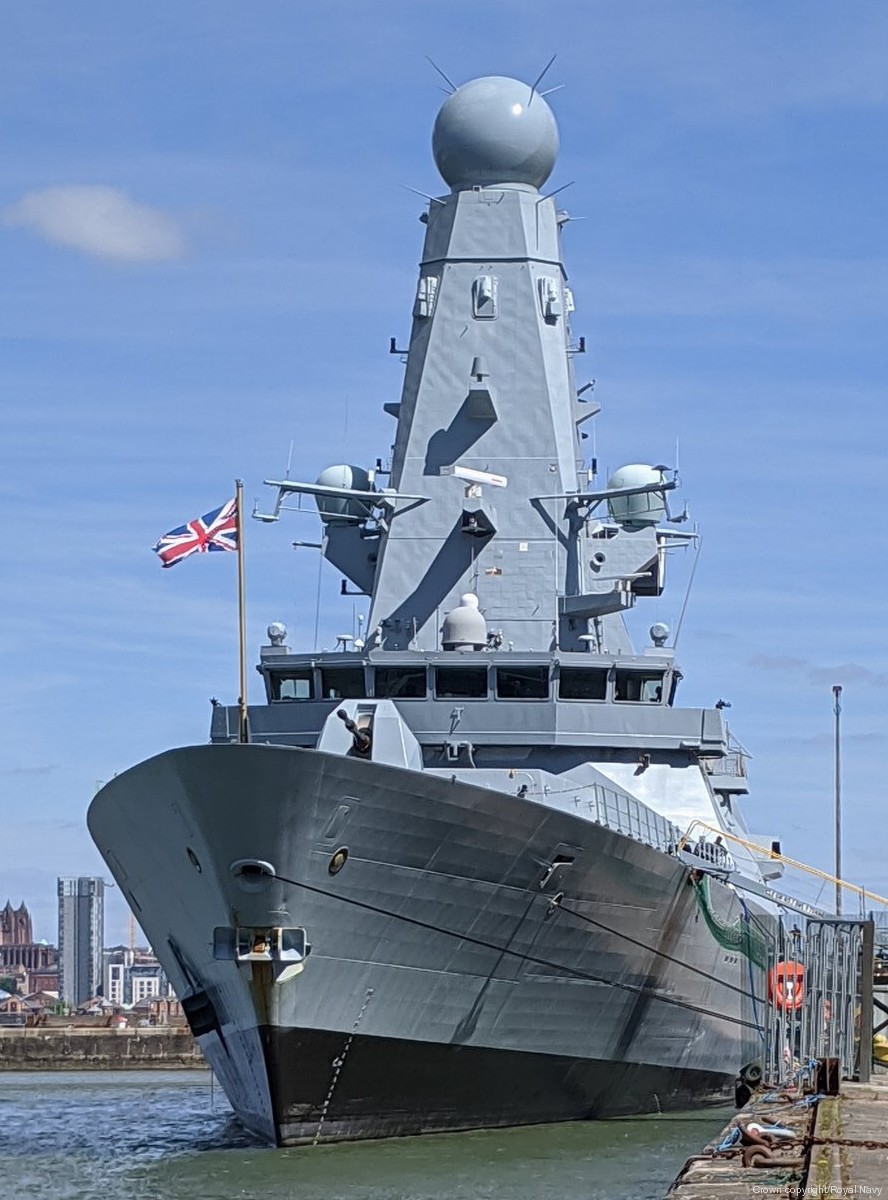 d33 hms dauntless d-33 type 45 daring class guided missile destroyer ddg royal navy sea viper paams 27