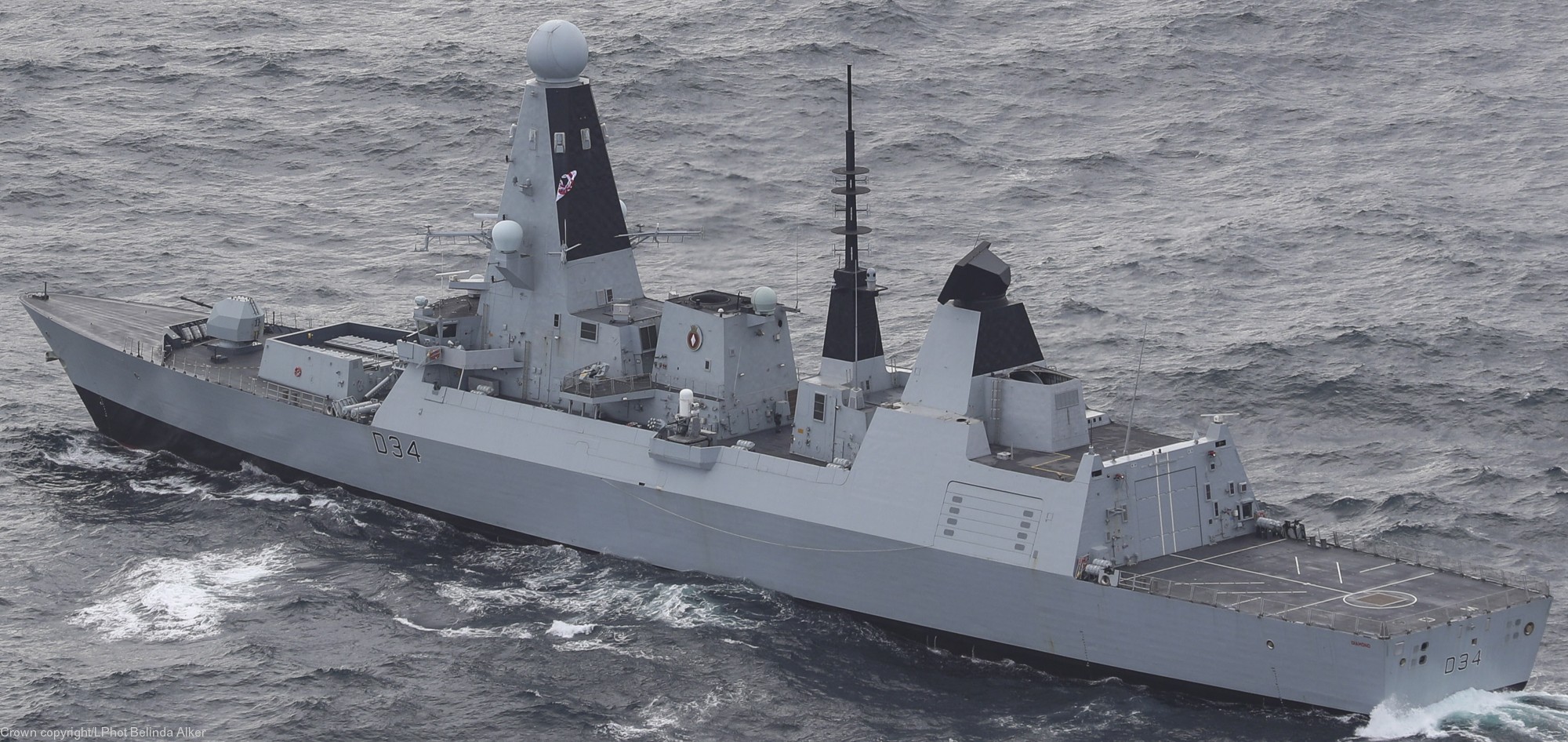 d34 hms diamond d-34 type 45 daring class guided missile destroyer ddg royal navy sea viper paams 44