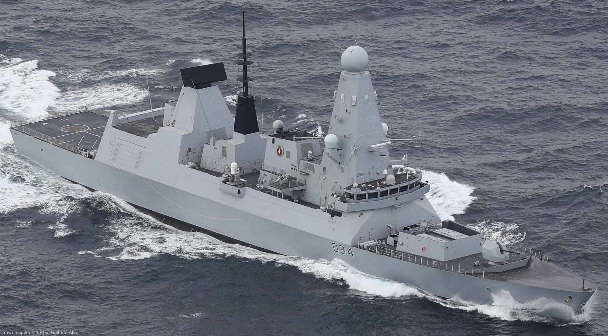 d34 hms diamond d-34 type 45 daring class guided missile destroyer ddg royal navy sea viper paams 45
