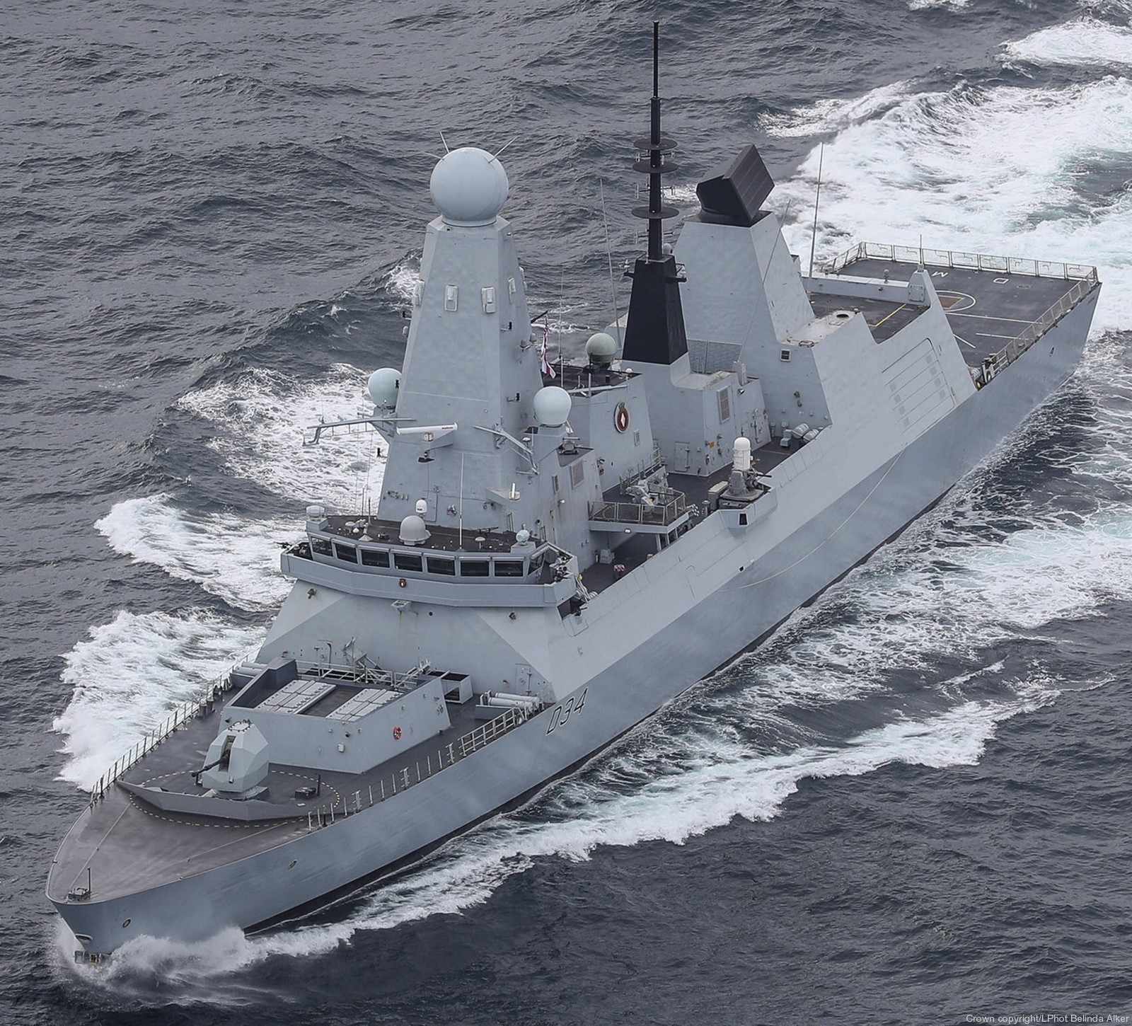 d34 hms diamond d-34 type 45 daring class guided missile destroyer ddg royal navy sea viper paams 47