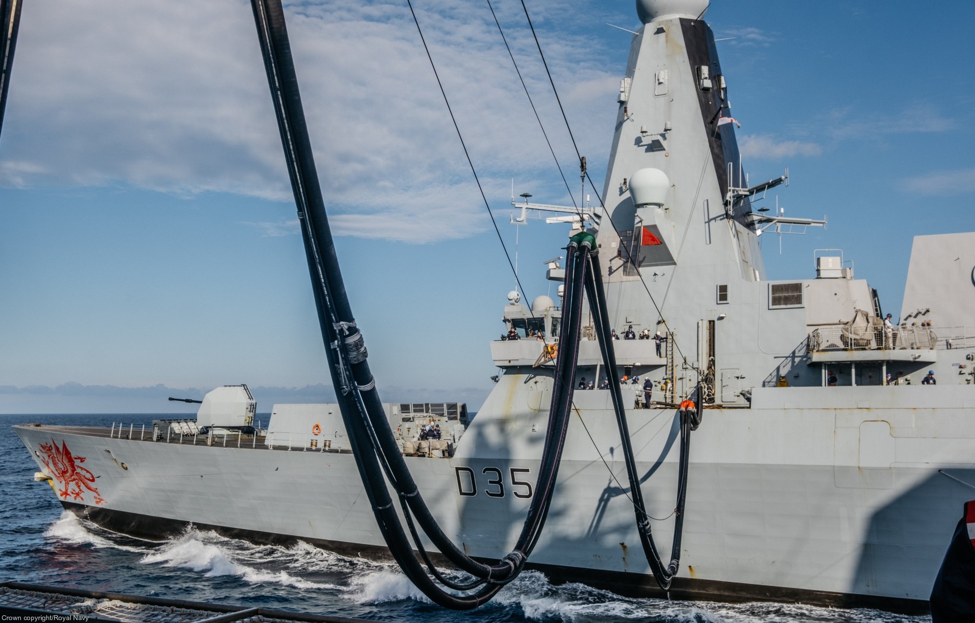 d35 hms dragon d-35 type 45 daring class guided missile destroyer ddg royal navy sea viper paams 50