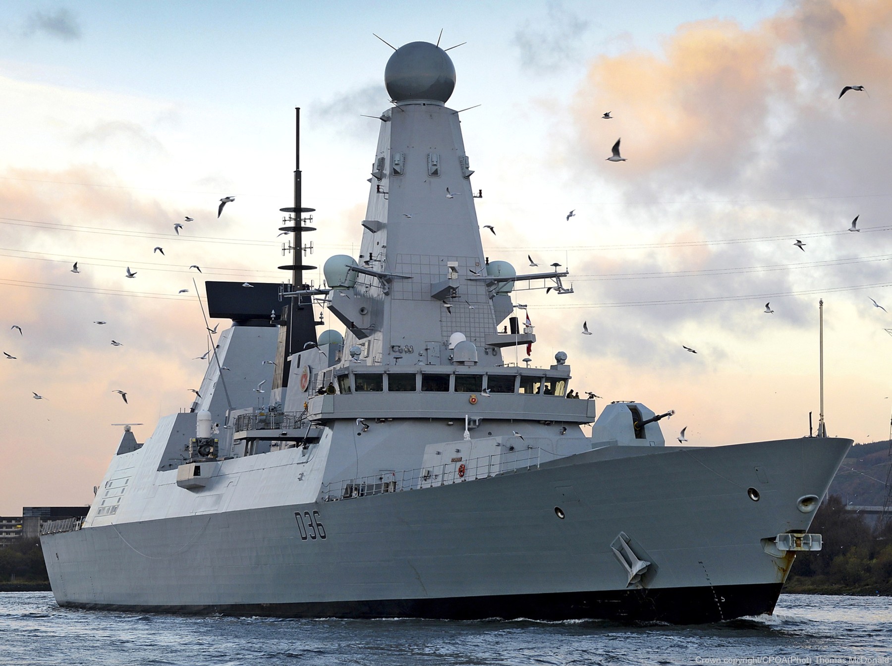 hms defender d-36 type 45 daring class guided missile destroyer ddg royal navy sea viper paams 06