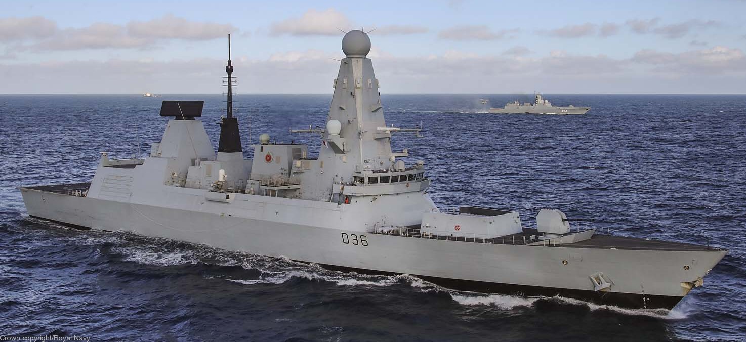 hms defender d-36 type 45 daring class guided missile destroyer ddg royal navy sea viper paams 18