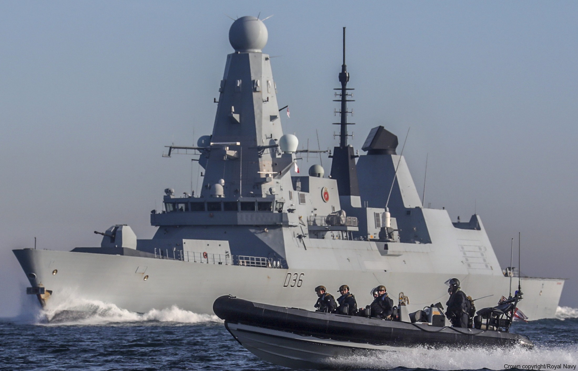 hms defender d-36 type 45 daring class guided missile destroyer ddg royal navy sea viper paams 19