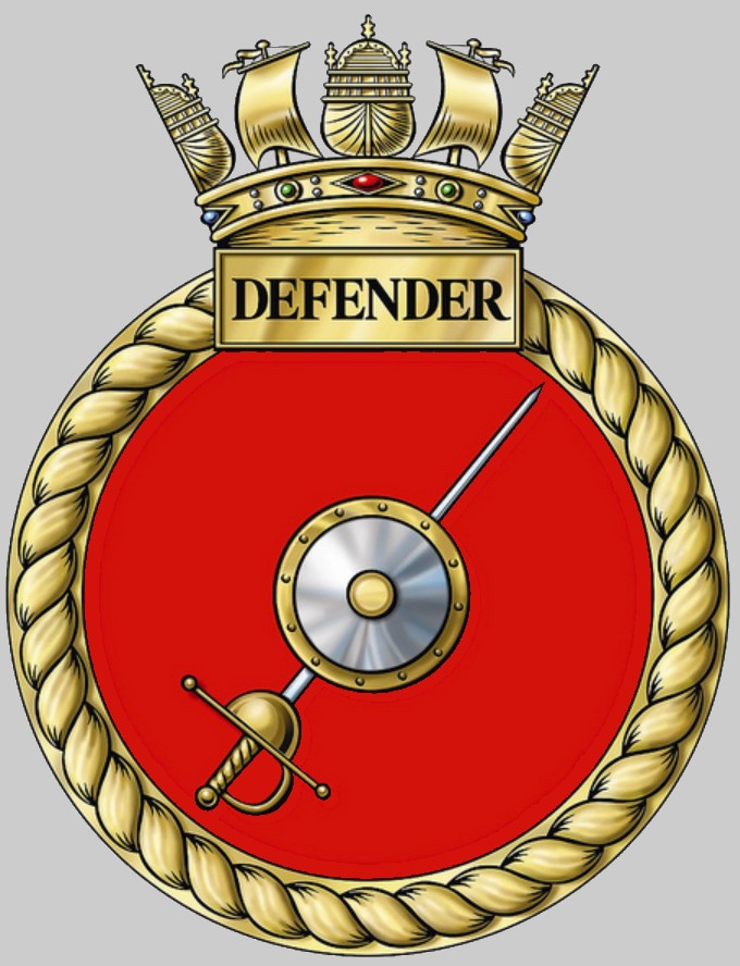 d36 hms defender d-36 insignia crest patch badge type 45 daring class guided missile destroyer ddg royal navy 02x