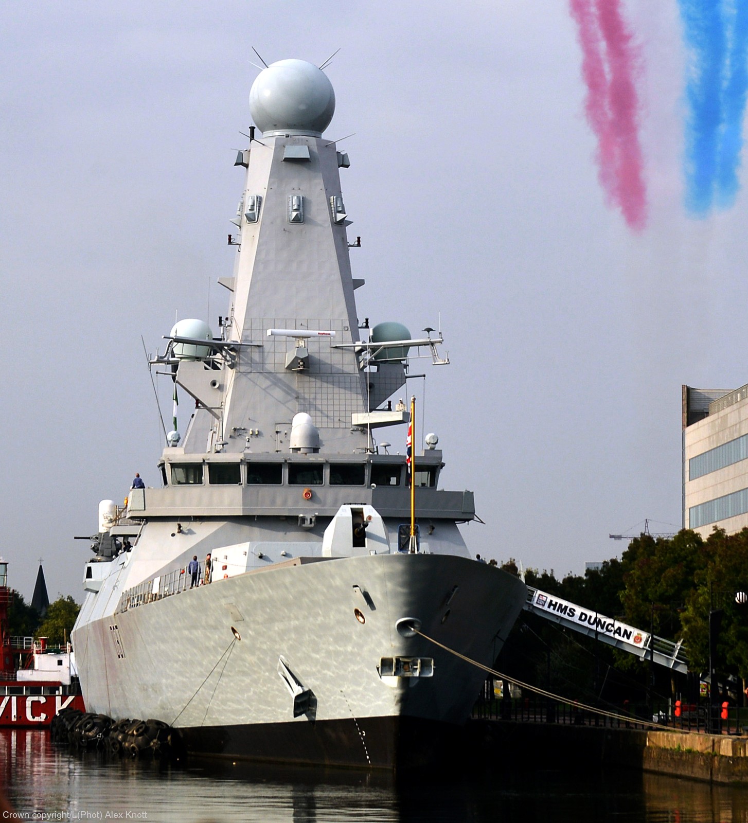 hms duncan d-37 type 45 daring class guided missile destroyer ddg royal navy sea viper paams 03 commissioning