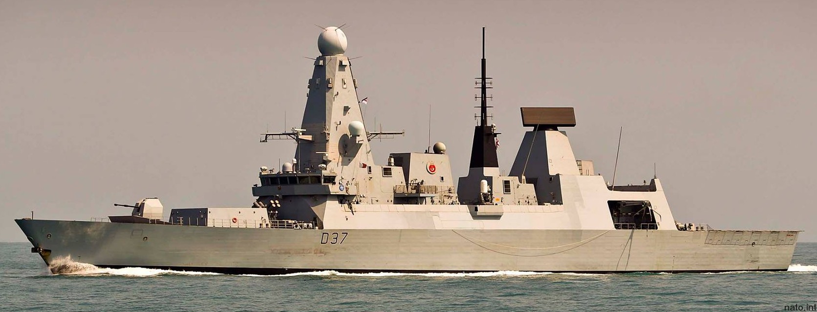 d37 hms duncan d-37 type 45 daring class guided missile destroyer ddg royal navy sea viper 28