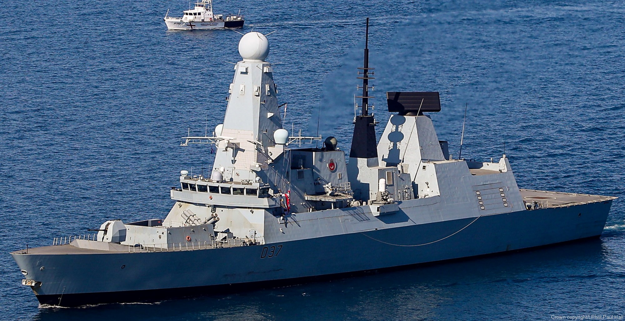 d37 hms duncan d-37 type 45 daring class guided missile destroyer ddg royal navy sea viper 55