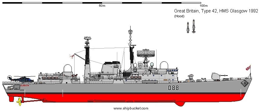 sheffield class type 42 destroyer batch 1 royal navy