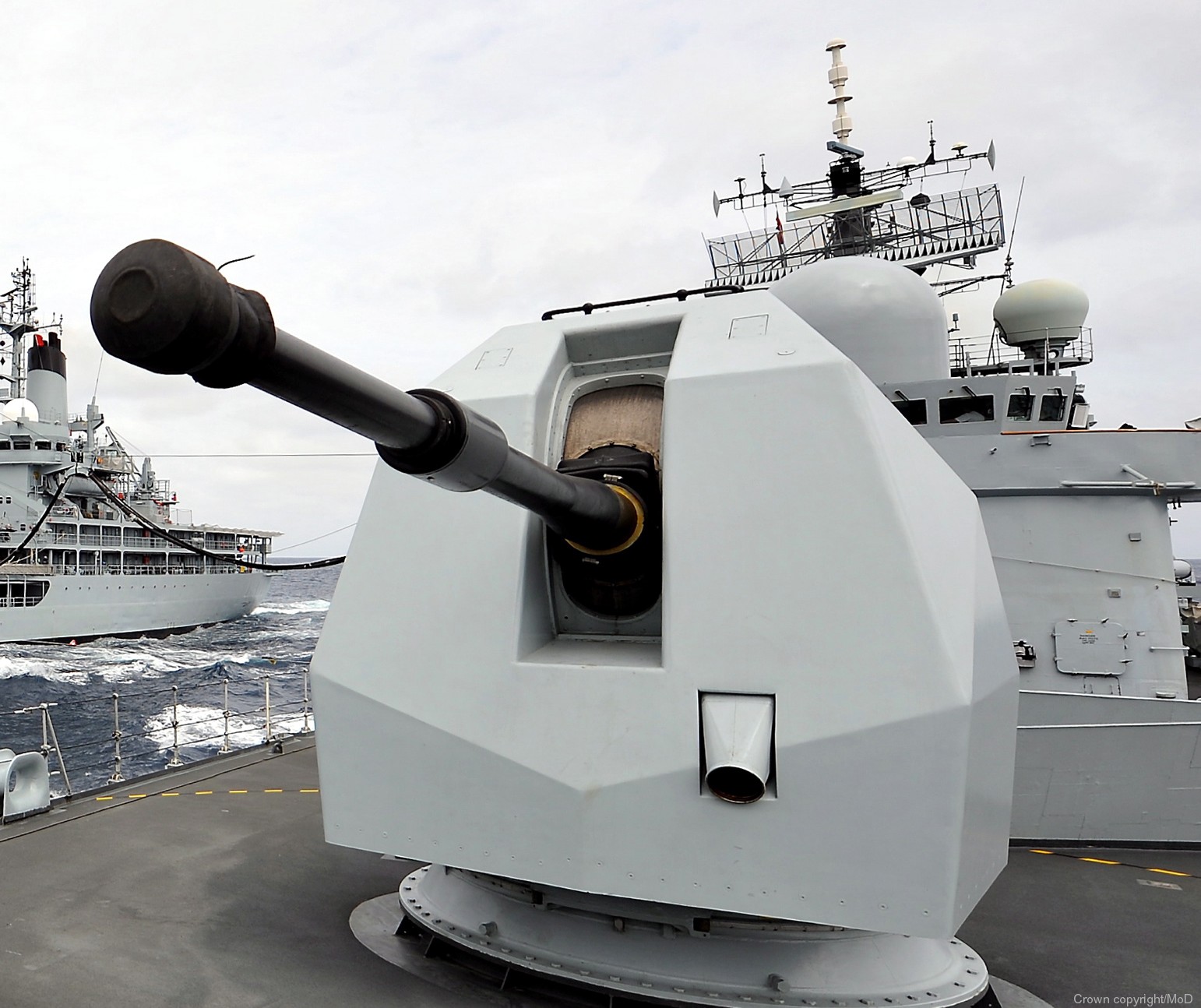 mark 8 4.5 inch 114 mm naval gun royal navy stealth cupola