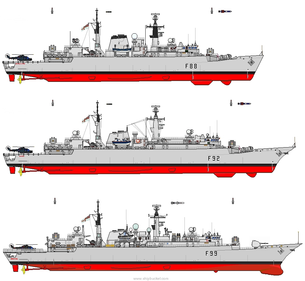 broadsword type 22 class frigate royal navy batch 1 2 3