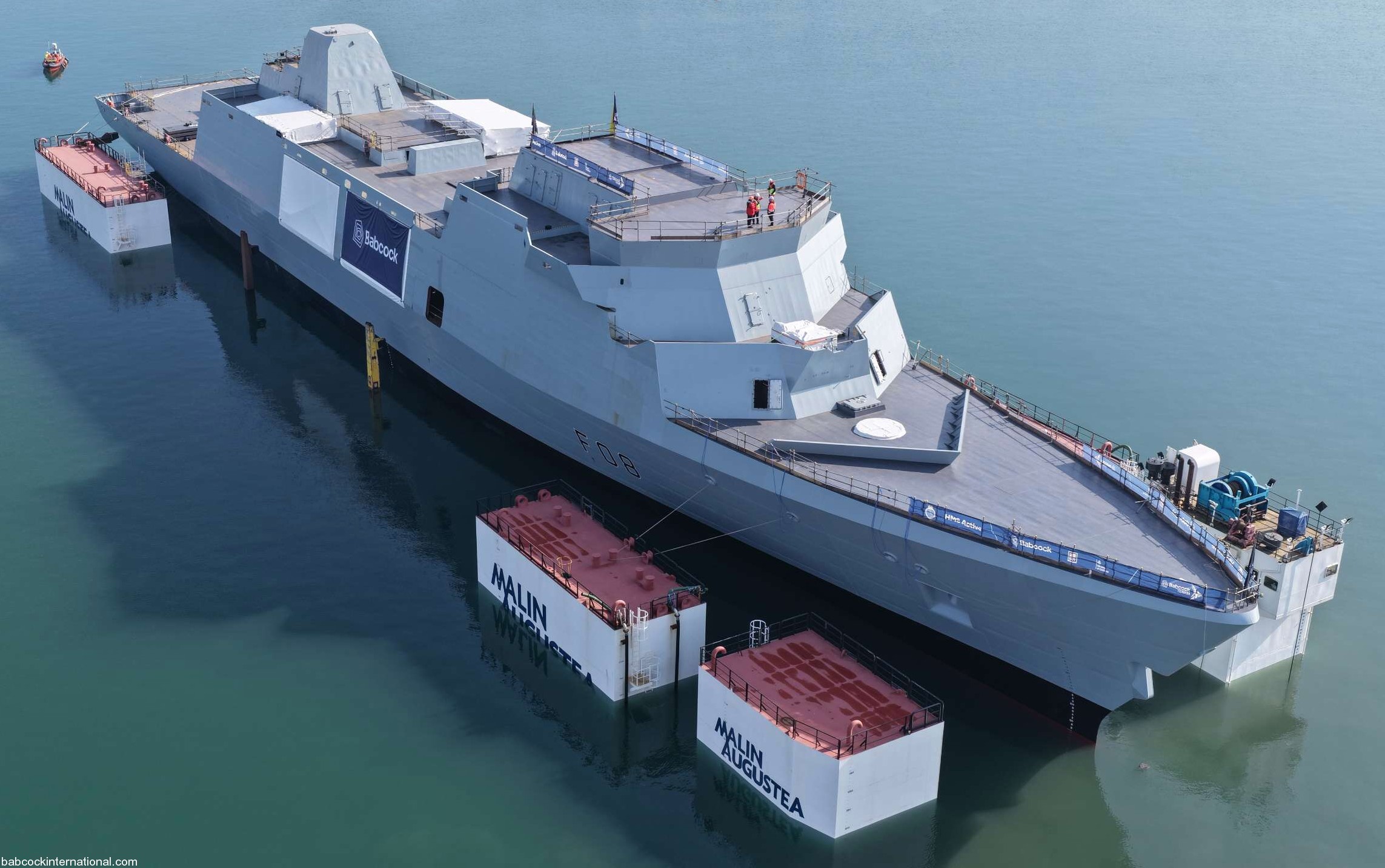 f08 hms active type 31 inspiration class general purpose frigate royal navy babcock launching march 2026 11