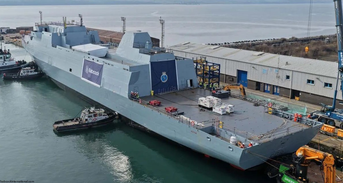 f08 hms active type 31 inspiration class general purpose frigate royal navy floating-off launching barge 2026 13