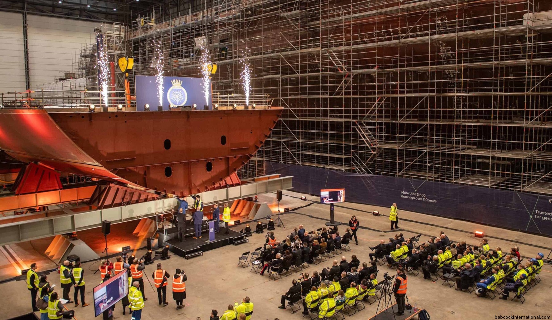 f11 hms formidable type 31 inspiration class general purpose frigate royal navy keel laying babcock rosyth december 2025