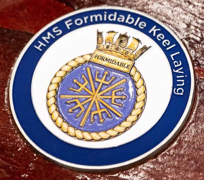 f11 hms formidable insignia crest patch badge type 31 inspiration class general purpose frigate royal navy 03c
