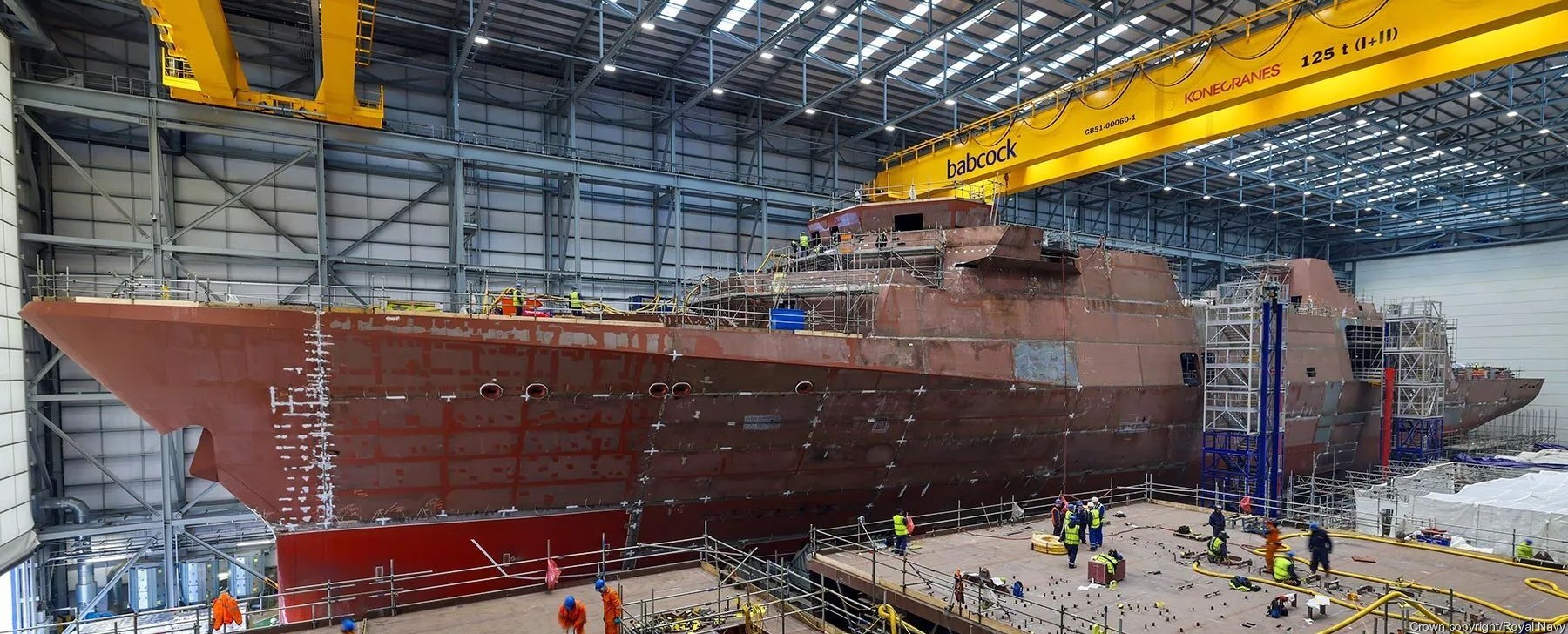 type 31 inspiration class frigate gpff royal navy babcock hms active construction 02c