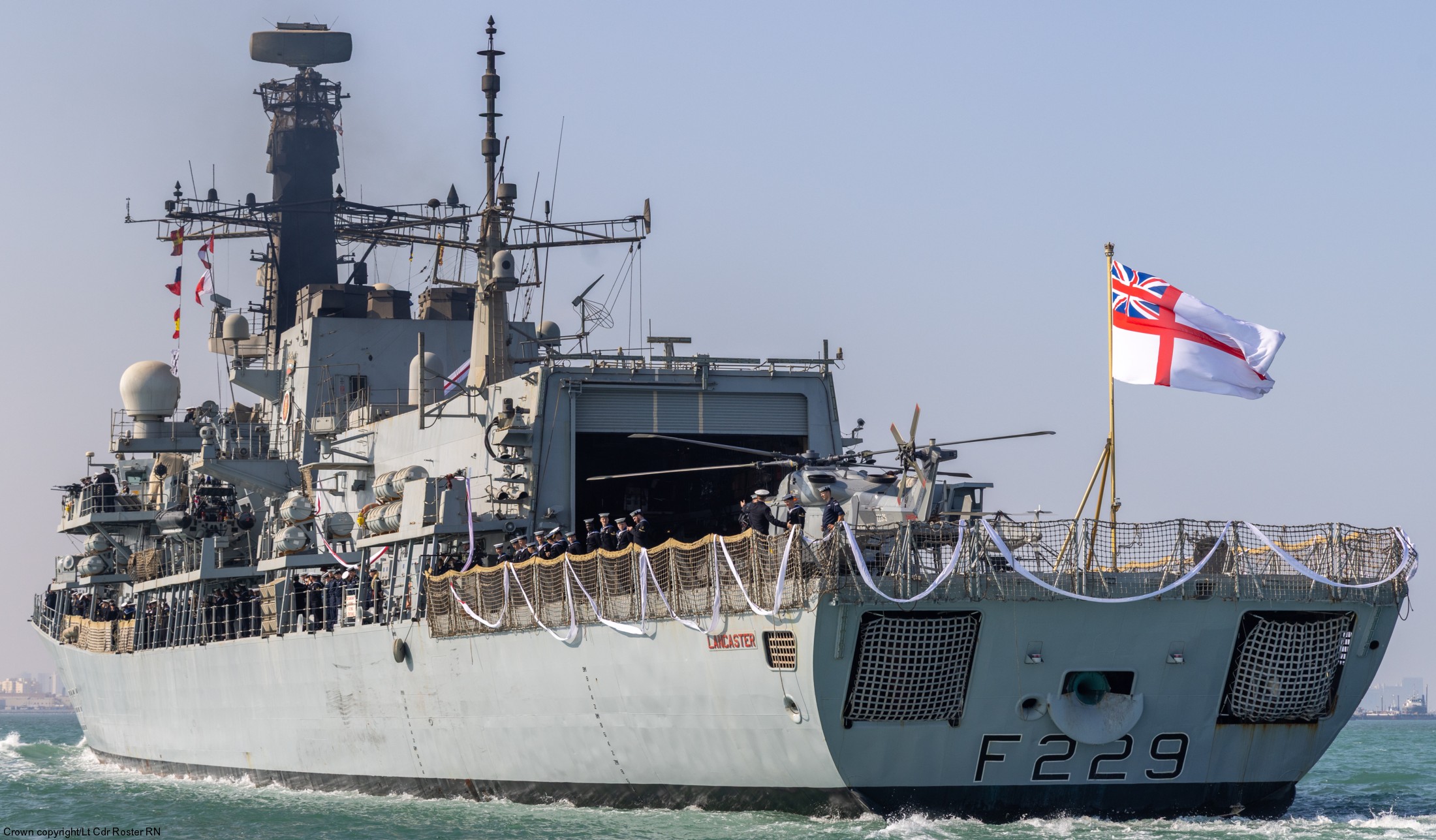 f229 hms lancaster type 23 duke class guided missile frigate royal navy bahrain 2025 39