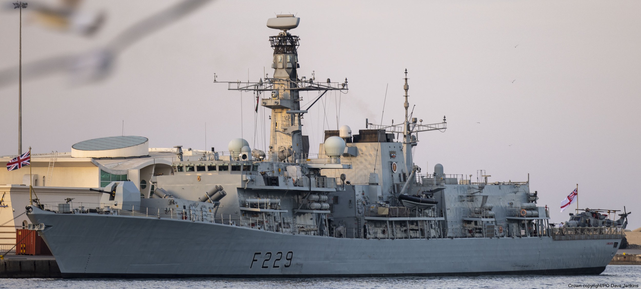 f229 hms lancaster type 23 duke class guided missile frigate royal navy decommissioning bahrain 2025 48